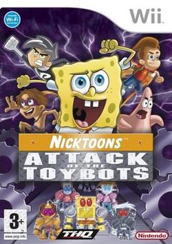 Cover image of Nicktoons: Attack of the Toybots on PS2