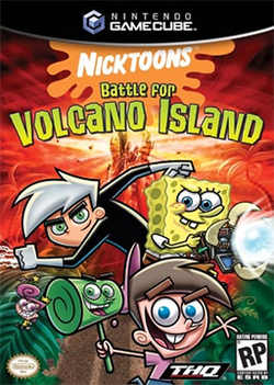 Cover image of Nicktoons: Battle for Volcano Island on PS2
