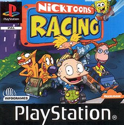 Cover image of Nicktoons Racing on PlayStation