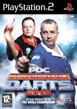 Cover image of PDC World Championship Darts 2008 on PS2