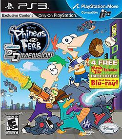 Cover image of Phineas and Ferb: Across the 2nd Dimension on PS3