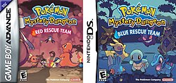 Cover image of Pokémon Mystery Dungeon: Blue Rescue Team on DS