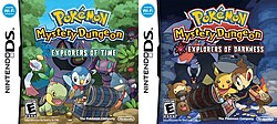 Cover image of Pokémon Mystery Dungeon: Explorers of Time on DS