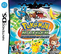 Cover image of Pokémon Ranger: Shadows of Almia on DS