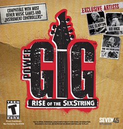 Cover image of Power Gig: Rise of the SixString on PS3