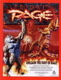 Cover image of Primal Rage on PlayStation