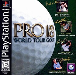 Cover image of Pro 18 World Tour Golf on PlayStation