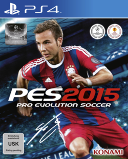 Cover image of Pro Evolution Soccer 2015 on PS4