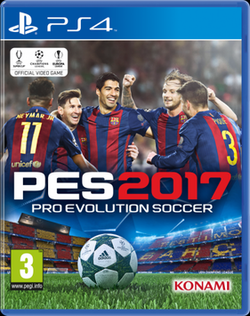 Cover image of Pro Evolution Soccer 2017 on PS4
