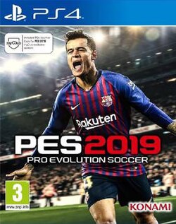 Cover image of Pro Evolution Soccer 2019 on PS4
