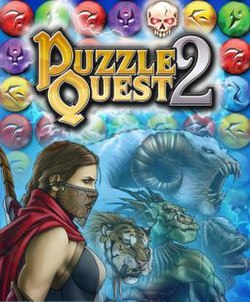 Cover image of Puzzle Quest 2 on DS