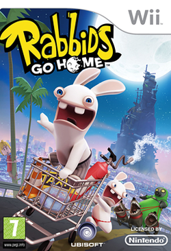 Cover image of Rabbids Go Home on DS