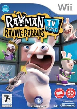 Cover image of Rayman Raving Rabbids TV Party on DS