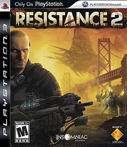 Cover image of Resistance 2 on PS3
