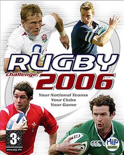 Cover image of Rugby Challenge 2006 on PS2
