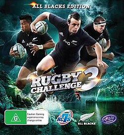 Cover image of Rugby Challenge 3 on PS4
