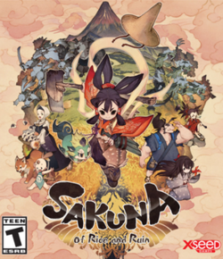 Cover image of Sakuna: Of Rice and Ruin on Switch