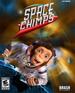 Cover image of Space Chimps on DS