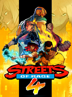 Cover image of Streets of Rage 4 on PS4