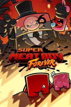 Cover image of Super Meat Boy Forever on PS4