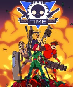Cover image of Super Time Force Ultra on PS4