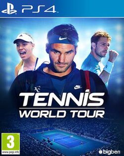 Cover image of Tennis World Tour on PS4