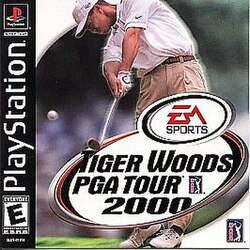 Cover image of Tiger Woods PGA Tour 2000 on PlayStation