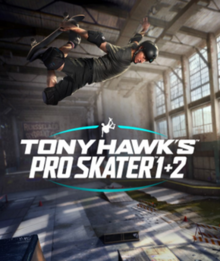 Cover image of Tony Hawk's Pro Skater 1 + 2 on PS5