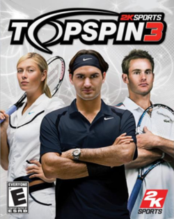 Cover image of Top Spin 3 on PS3