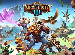 Cover image of Torchlight III on PS4
