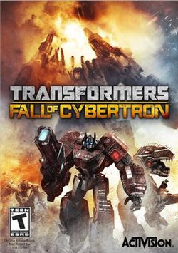 Cover image of Transformers: Fall of Cybertron on PS4