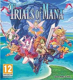 Cover image of Trials of Mana Remake on PS4
