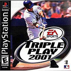 Cover image of Triple Play 2001 on PlayStation