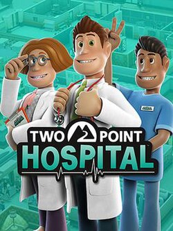 Cover image of Two Point Hospital on PS4
