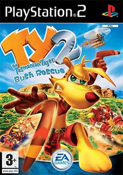Cover image of Ty the Tasmanian Tiger 2: Bush Rescue HD on PS4