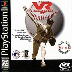 Cover image of VR Baseball '97 on PlayStation