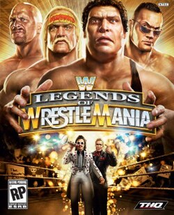 Cover image of WWE Legends of WrestleMania on PS3