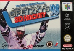 Cover image of Wayne Gretzky's 3D Hockey '98 on PlayStation